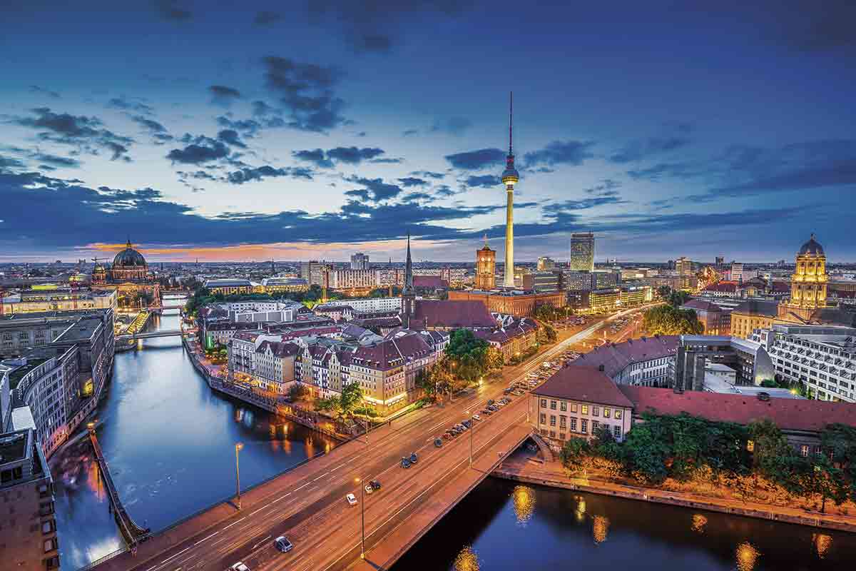 Foto desde el cielo de Berlin