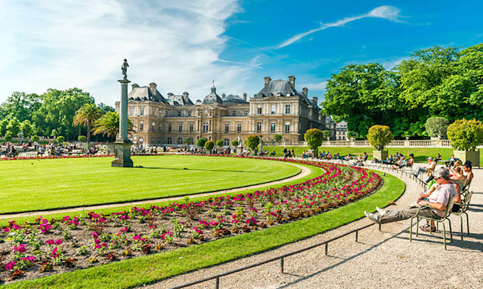 Jardín de Luxemburgo en París