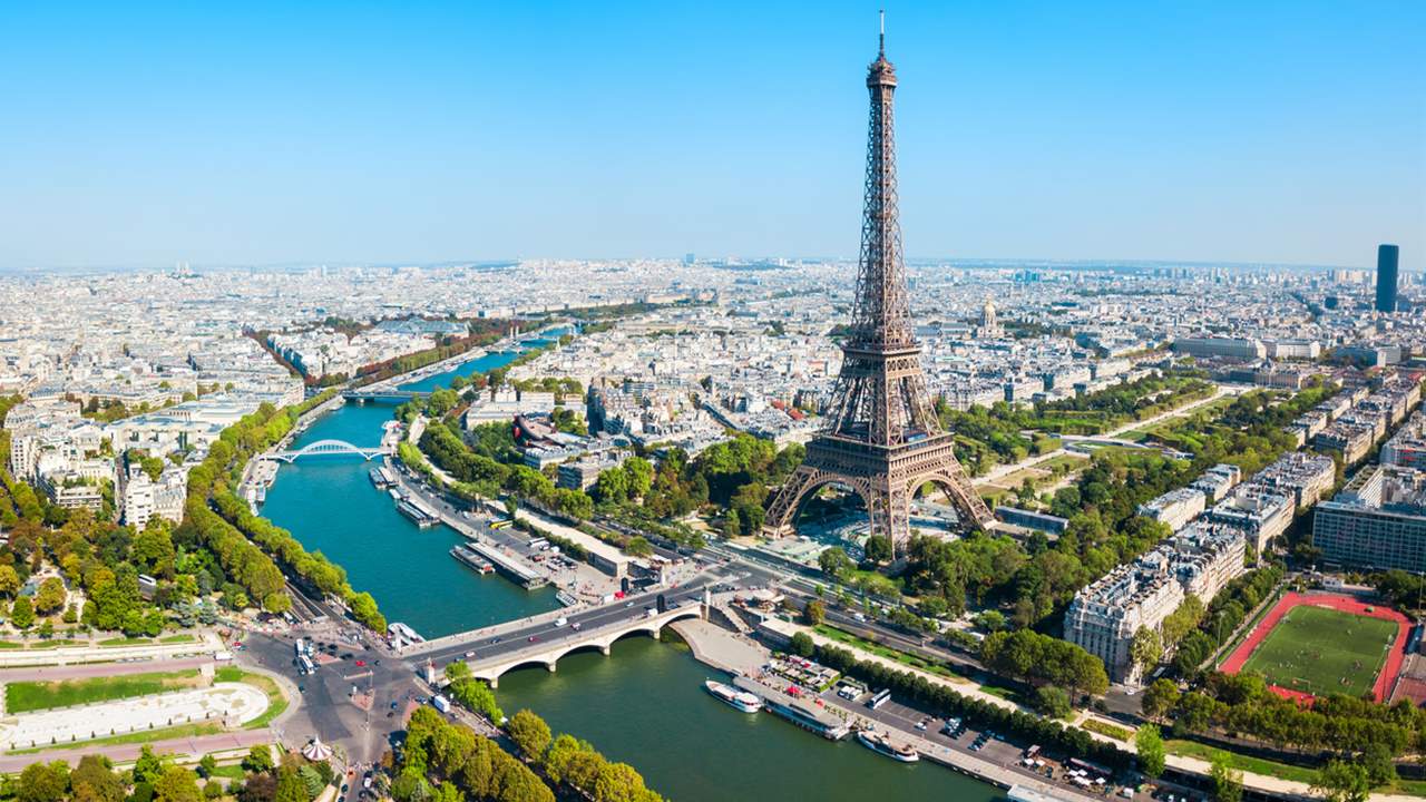 Foto desde el cielo de París